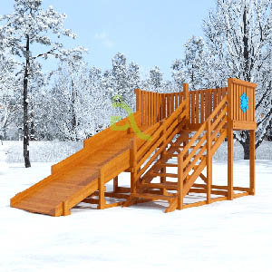 Зимние деревянные горки до 100 тыс. руб.